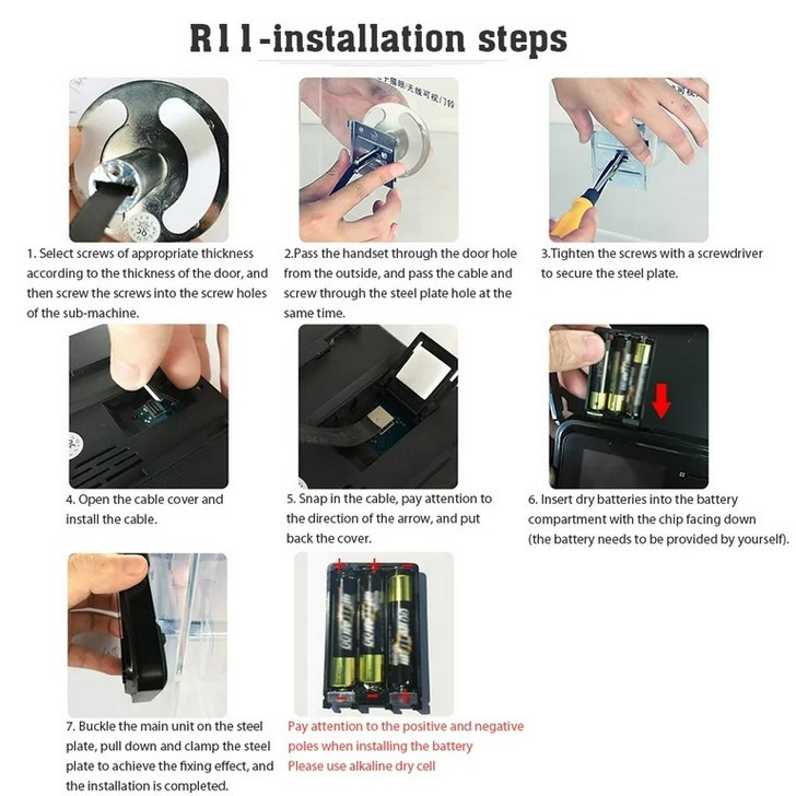 چشمی دیجیتال درب هوشمند مدل bl vi-12351 چشمی دیجیتال درب هوشمند مدل bl vi-12351