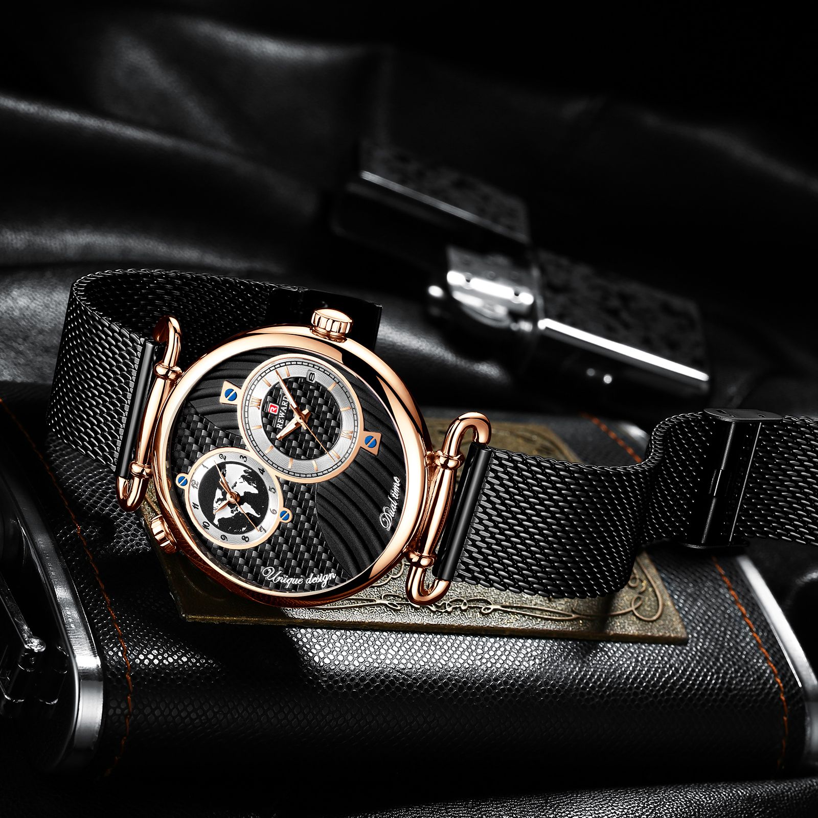 ساعت مچی عقربهای مردانه ریوارد مدل 62002M - - 5