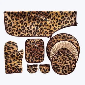 سرویس آشپزخانه ۱۰ تکه مدل پلنگی کد ۰۰۸ 