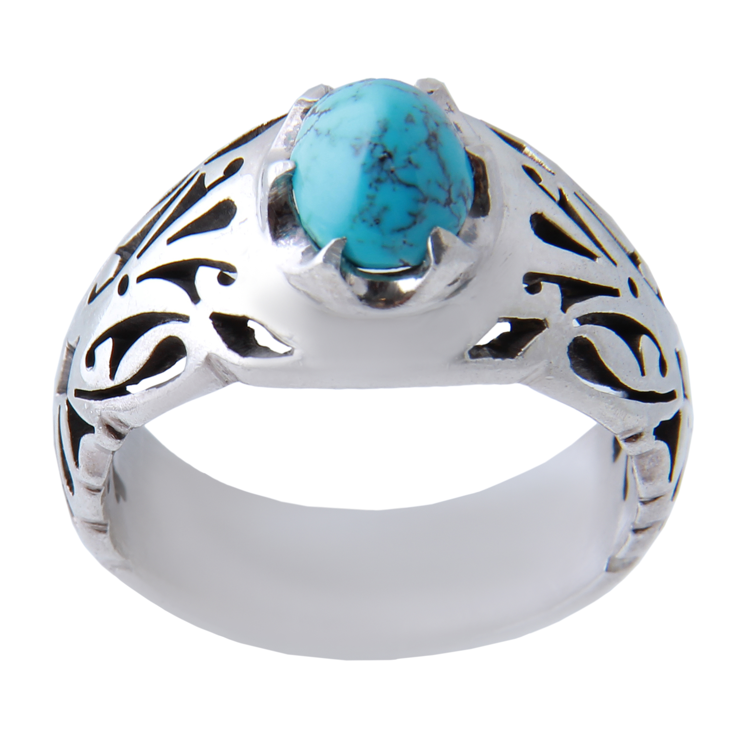  انگشتر نقره مردانه بازرگانی میلادی کد   AM_1029