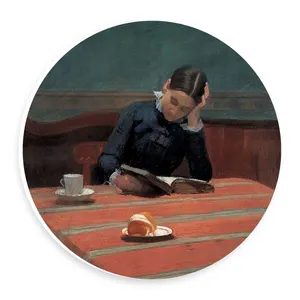  دیوارکوب طرح بانوی کتابخوان مدل wtb714