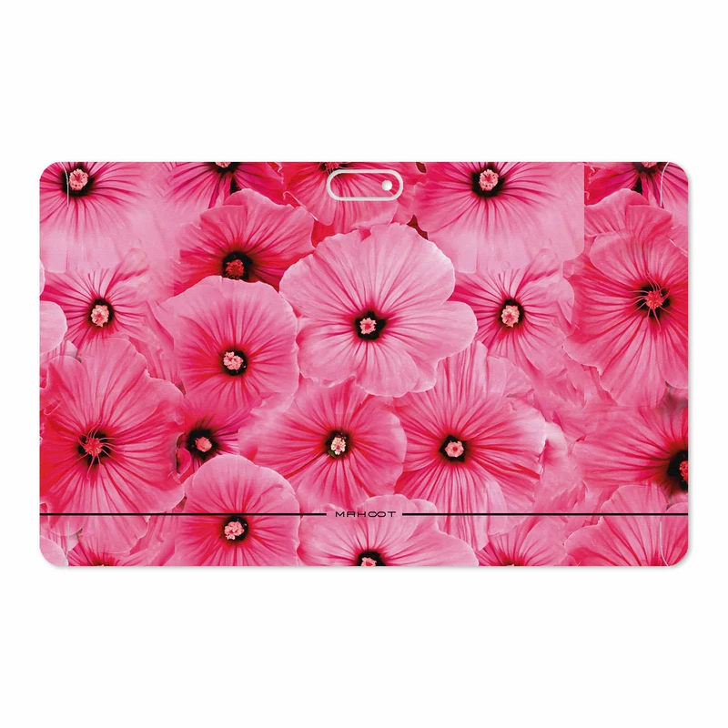 برچسب پوششی ماهوت مدل Pink-Flower مناسب برای تبلت جی ال ایکس W11 Plus