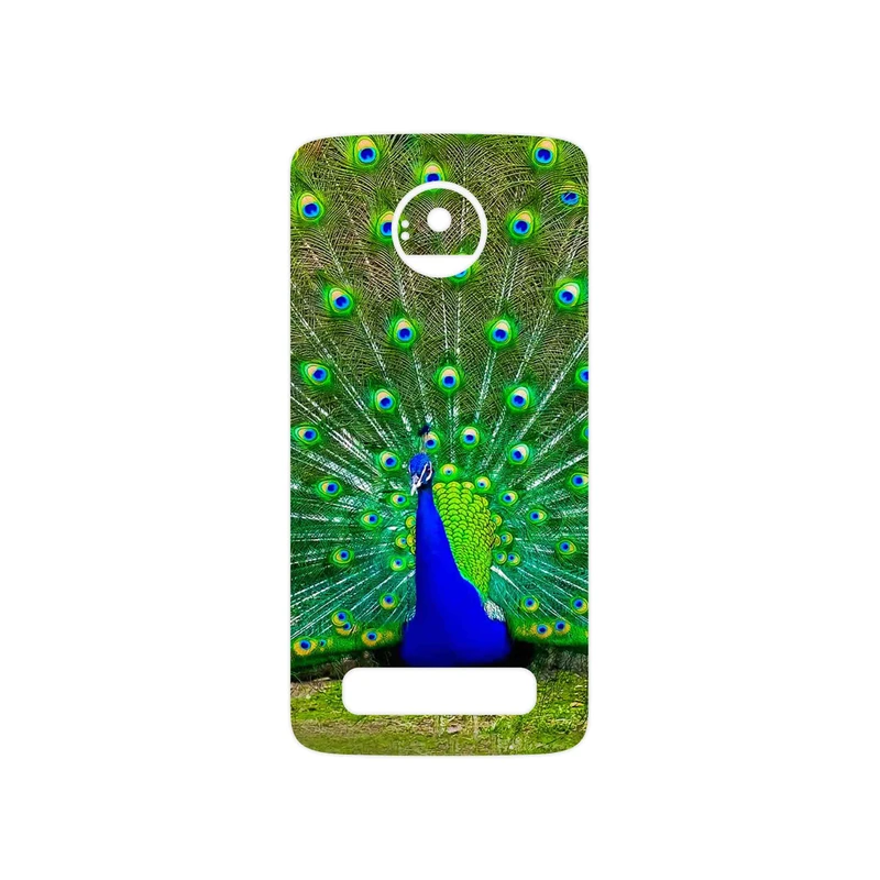 برچسب پوششی ماهوت مدل Peacock مناسب برای گوشی موبایل موتورولا Moto Z