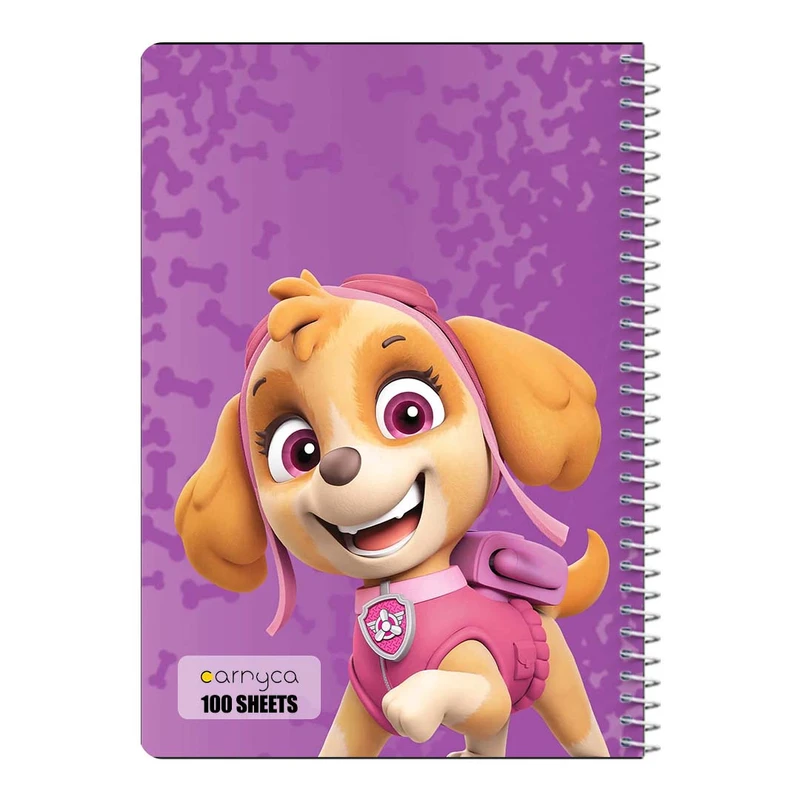 دفتر مشق 100 برگ سیمی کارنیکا طرح سگ های نگهبان paw patrol کد 80697