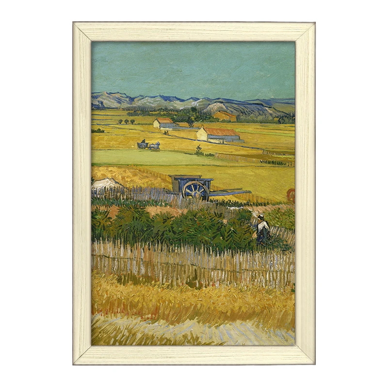 تابلو خندالو طرح برداشت ونسان ونگوگ (Van Gogh) کد 36788