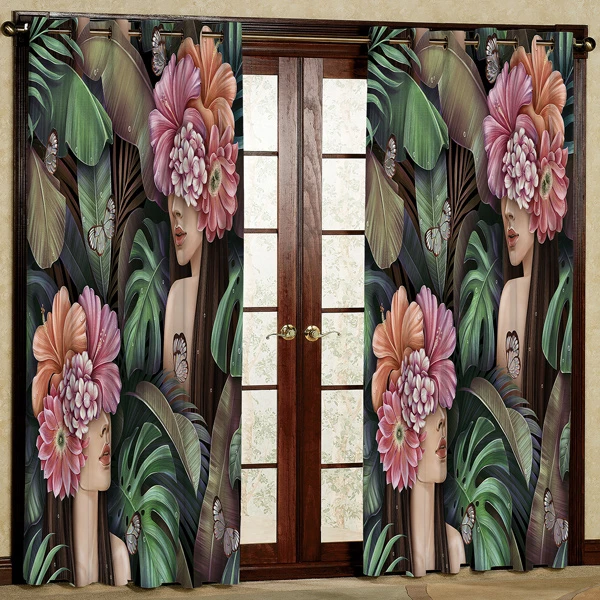 پرده مدل مخمل پانچی کد 7001 سایز 280x140 سانتی متر