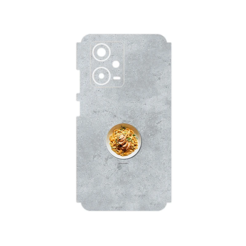 برچسب پوششی ماهوت مدل Pasta مناسب برای گوشی موبایل شیائومی Redmi Note 12 Pro Plus