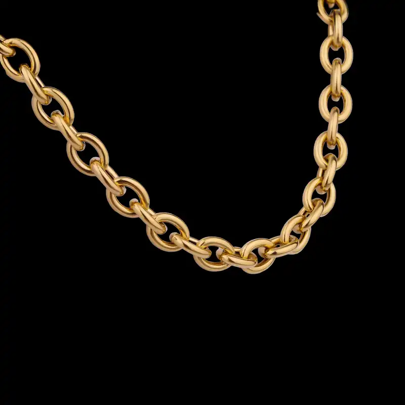 گردنبند طلا 18 عیار زنانه طلای مستجابی مدل 80110