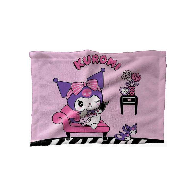 حوله کودک مدل کرومی کیوت کد Kuromi TW58 سایز 30x40 سانتی متر