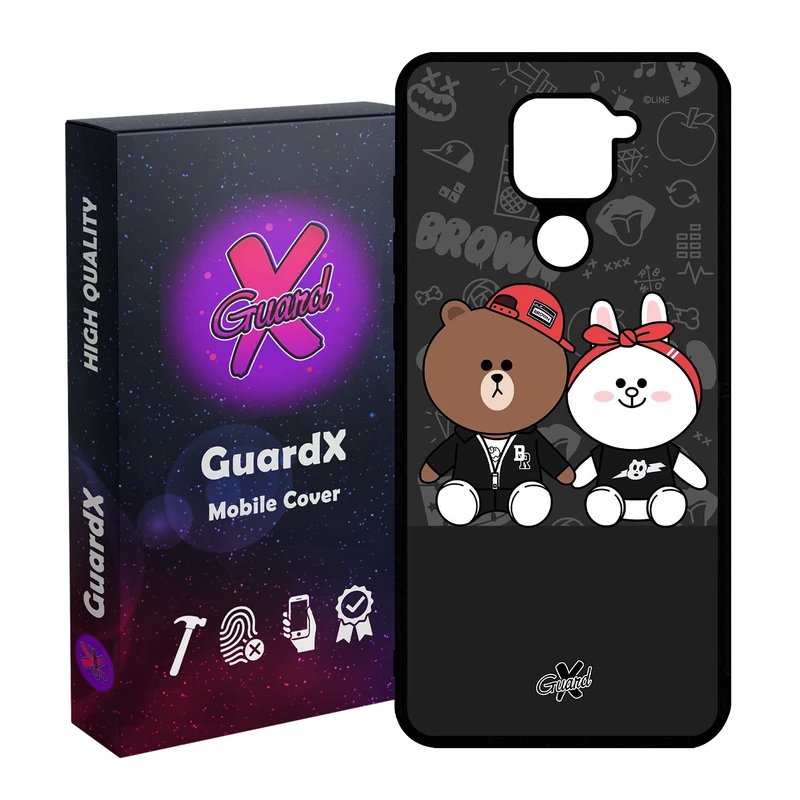 کاور گارد ایکس طرح Friends مدل Glass10127 مناسب برای گوشی موبایل شیائومی Redmi Note 9