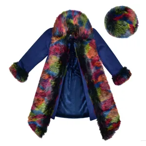 ست پالتو و کلاه دخترانه مای کید مدل تاتیانا