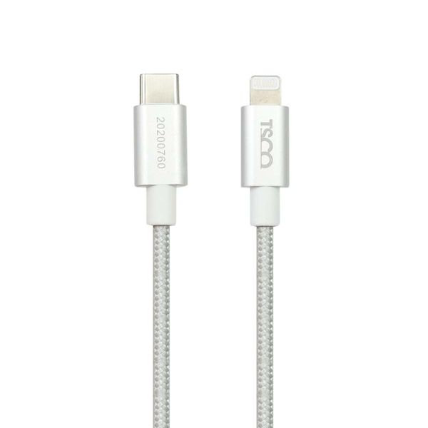 کابل تبدیل USB-C به لایتنینگ تسکو مدل TC PD 200 طول 1.5 متر