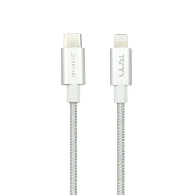 کابل تبدیل USB-C به لایتنینگ تسکو مدل TC PD 200 طول 1.5 متر