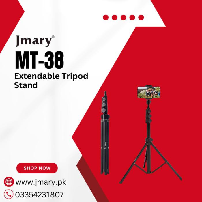 سه پایه دوربین جی ماری مدل MT-38