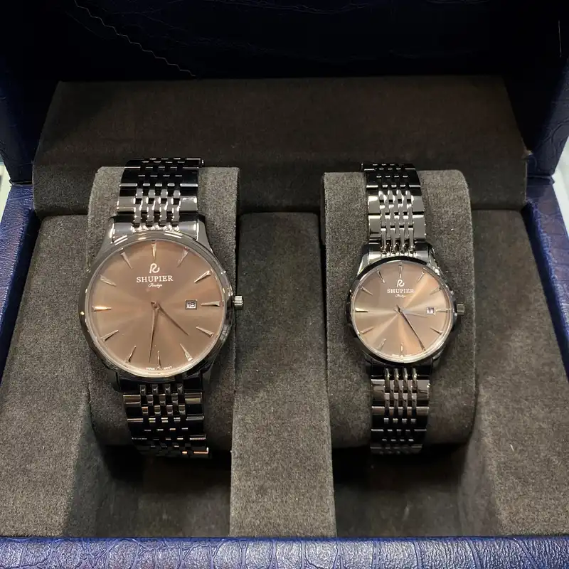 ست ساعت مچی عقربه ای زنانه و مردانه شوپیر مدل GL172A017