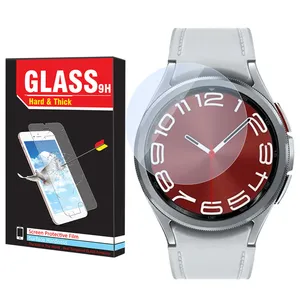 محافظ صفحه نمایش شیشه‌ای هارد اند تیک مدل SH-HT مناسب برای ساعت هوشمند سامسونگ Galaxy watch 6 Classic 43mm