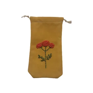 کیف عینک مدل بوته گل