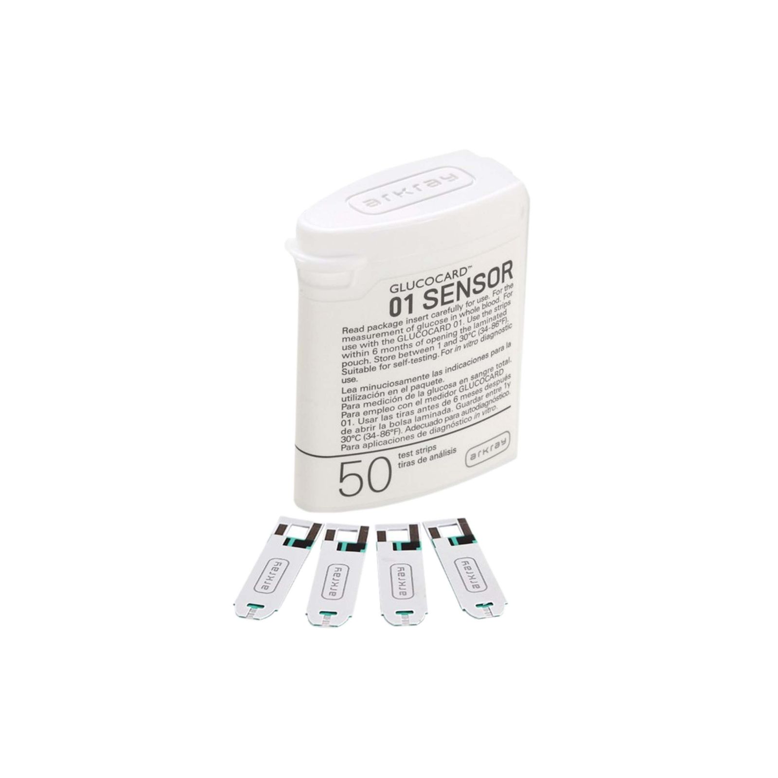 نوار تست قند خون آرکری مدل 01 سازگار با دستگاه گلوکوکارد 01 و مینی، پانصد بسته 50 عددی - - 5