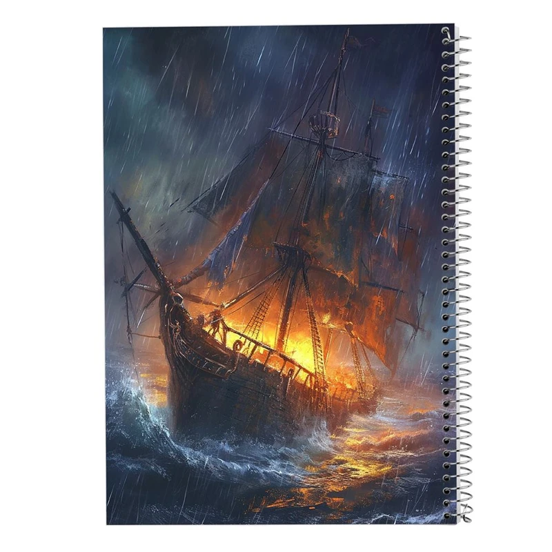 دفتر لیست خرید 50 برگ مدوپد مدل کشتی کد DF15139