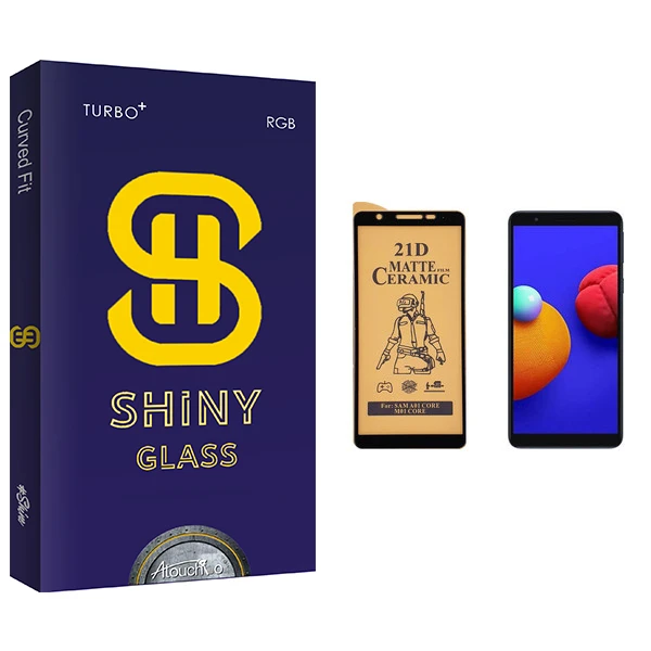 محافظ صفحه نمایش سرامیکی آتوچبو مدل Shiny Glass مناسب برای گوشی موبایل سامسونگ Galaxy A01 Core