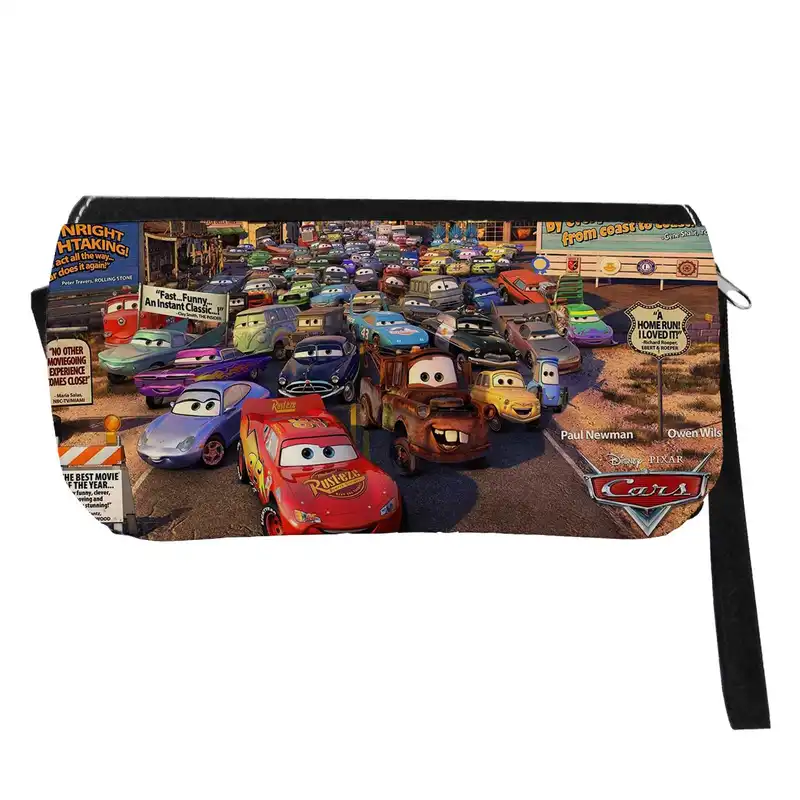 جامدادی مدل دوزیپ طرح انیمیشن ماشین ها کد NI219