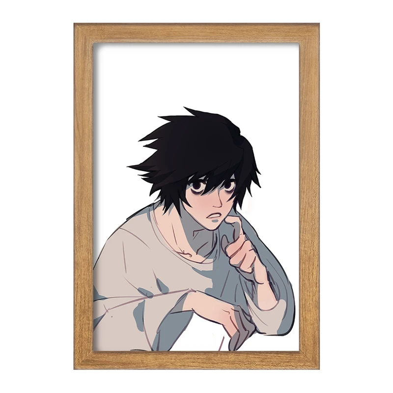 تابلو خندالو مدل ال انیمه دفترچه مرگ Death Note  کد 15761