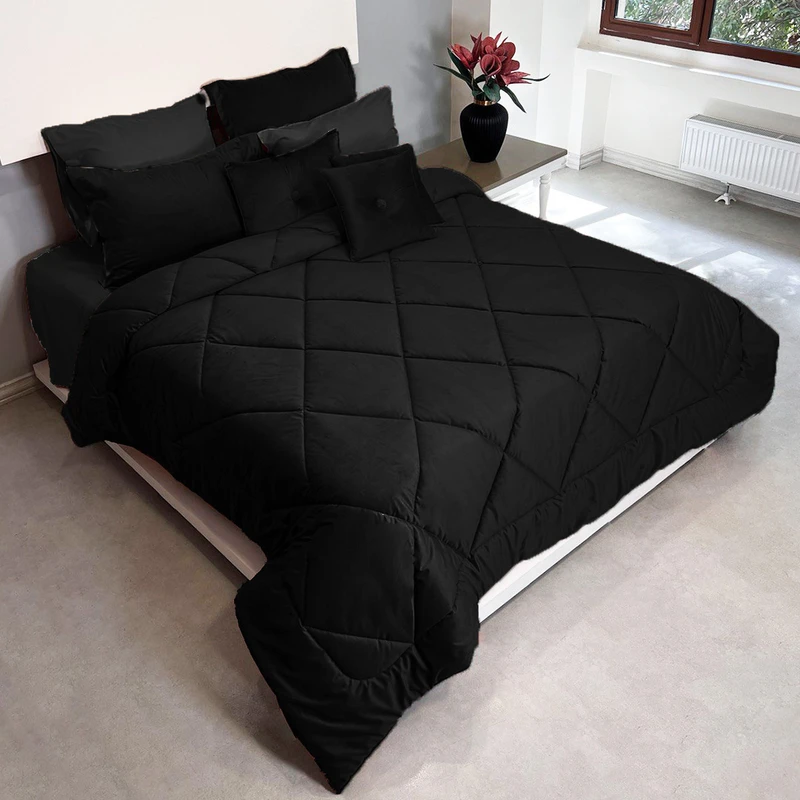 سرویس روتختی صفاهوم مدل مخمل طرح لوزی دو نفره 8 تکه