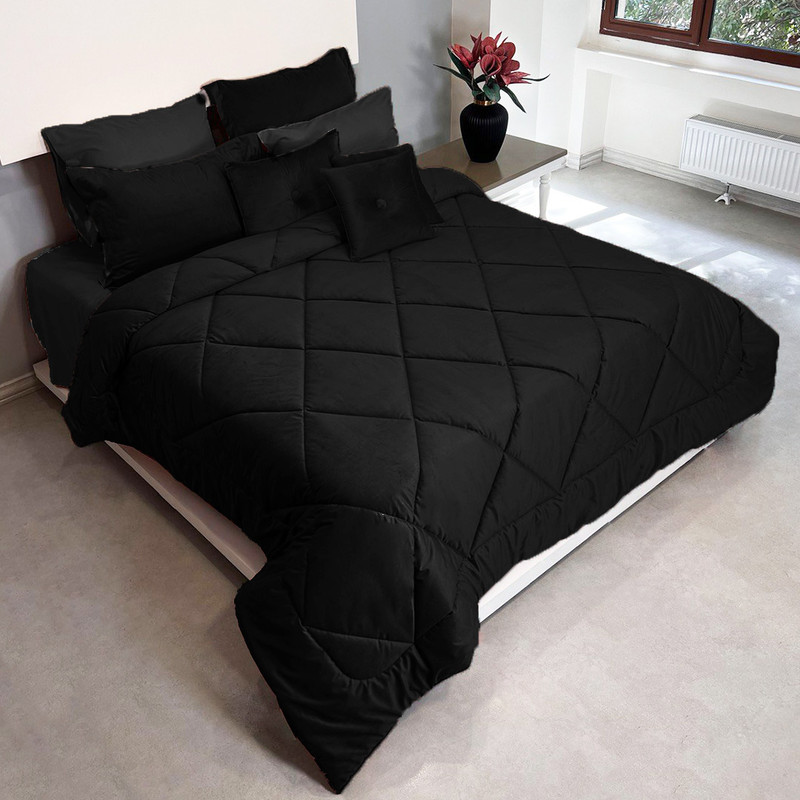 سرویس روتختی صفاهوم مدل مخمل طرح لوزی دو نفره 8 تکه