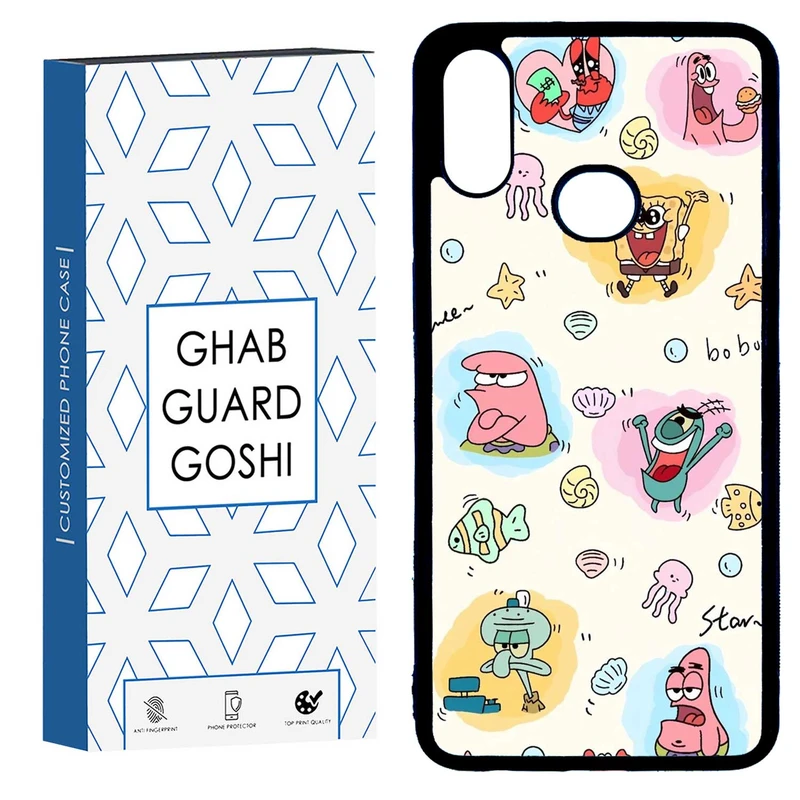 کاور قاب گارد گوشی طرح باب و پاتریک کد TPU-198 مناسب برای گوشی موبایل سامسونگ GALAXY A10S