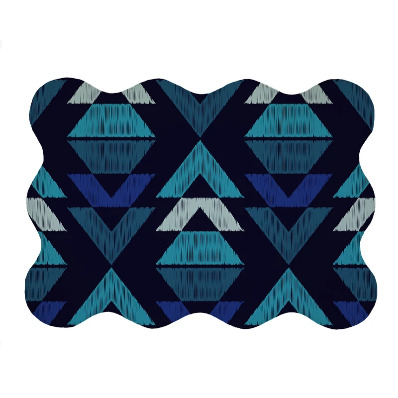 پادری مدل دالبر طرح مثلث کد 5733 سایز 80x110 سانتی متر