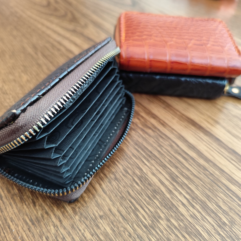 جاکارتی مدل چرم طبیعی طرح کروکودیل NG-cr1