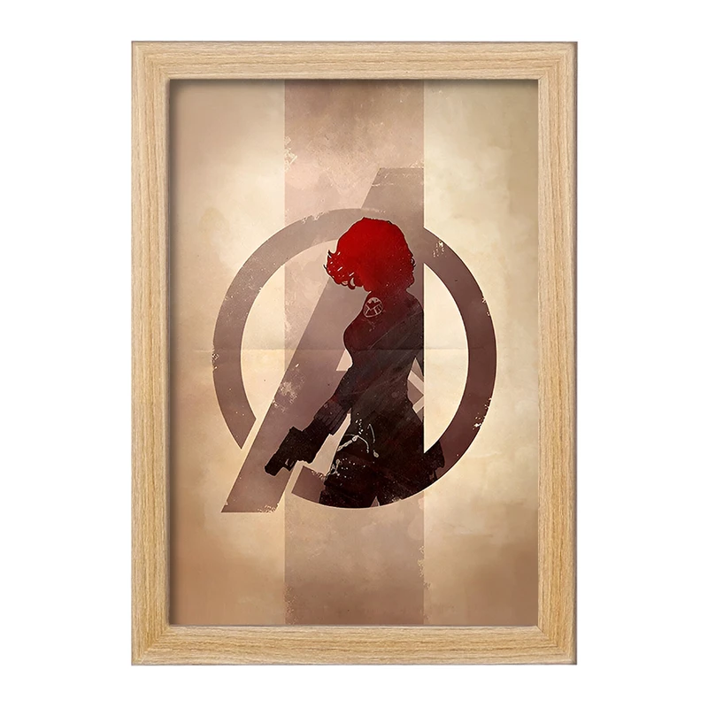 تابلو خندالو طرح بلک ویدو (Black widow) کد F7465