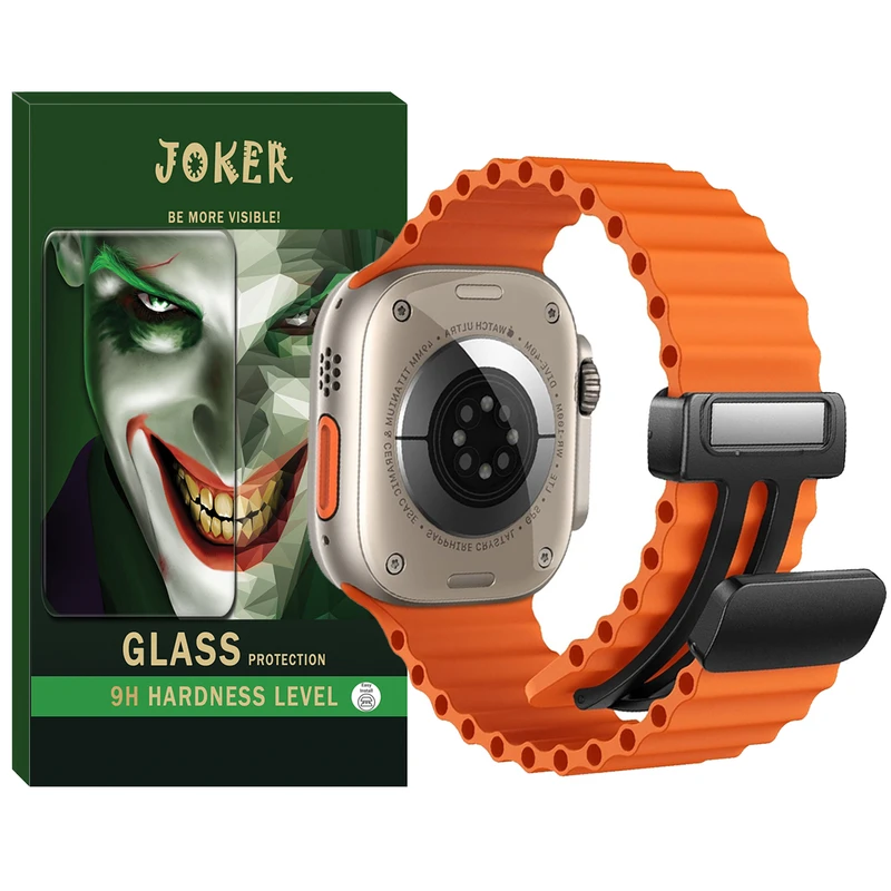 بند جوکر مدل Ocean-ORG-JK مناسب برای اپل واچ Ultra 49mm / Ultra 2 49mm