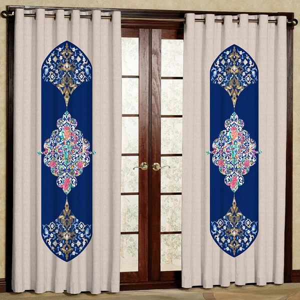 پرده مدل مخمل پانچی کد 7691 سایز 280x140 سانتی متر