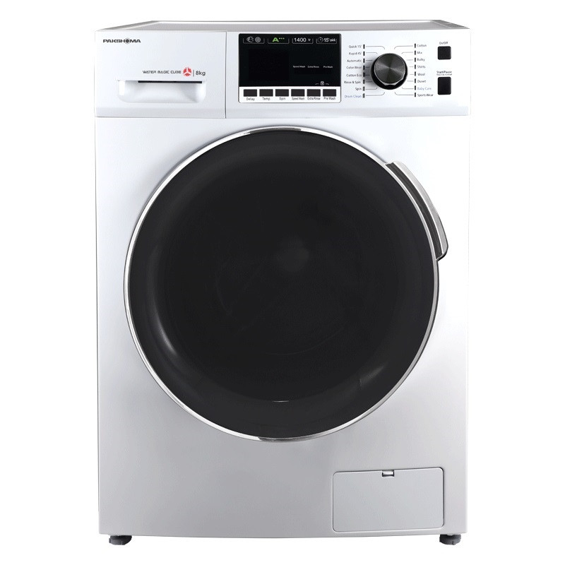 ماشین لباسشویی پاکشوما مدل BWF - 40804 ST ظرفیت 8 کیلوگرم