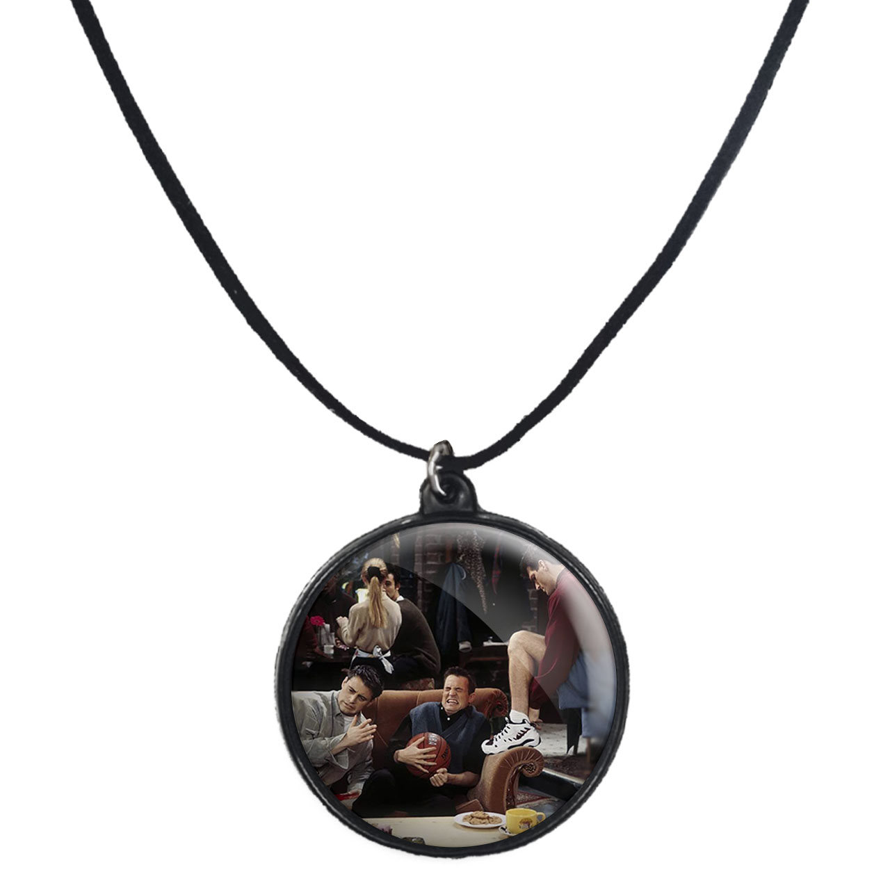 گردنبند پرمانه طرح فرندز کد pmb.18882 مدل دو طرفه