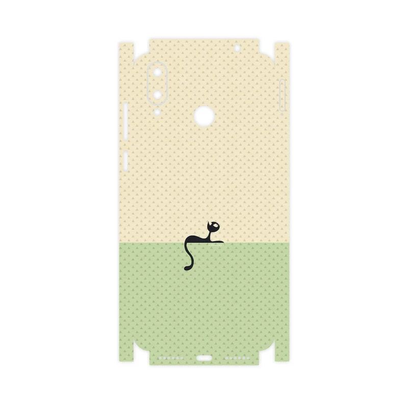 برچسب پوششی ماهوت مدل Minimal Internet Cat Icon-FullSkin مناسب برای گوشی موبایل جی پلاس Q10
