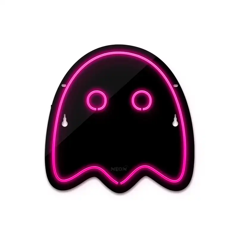 چراغ دیواری نئون دیزاین طرح Packman-2-BL_PN