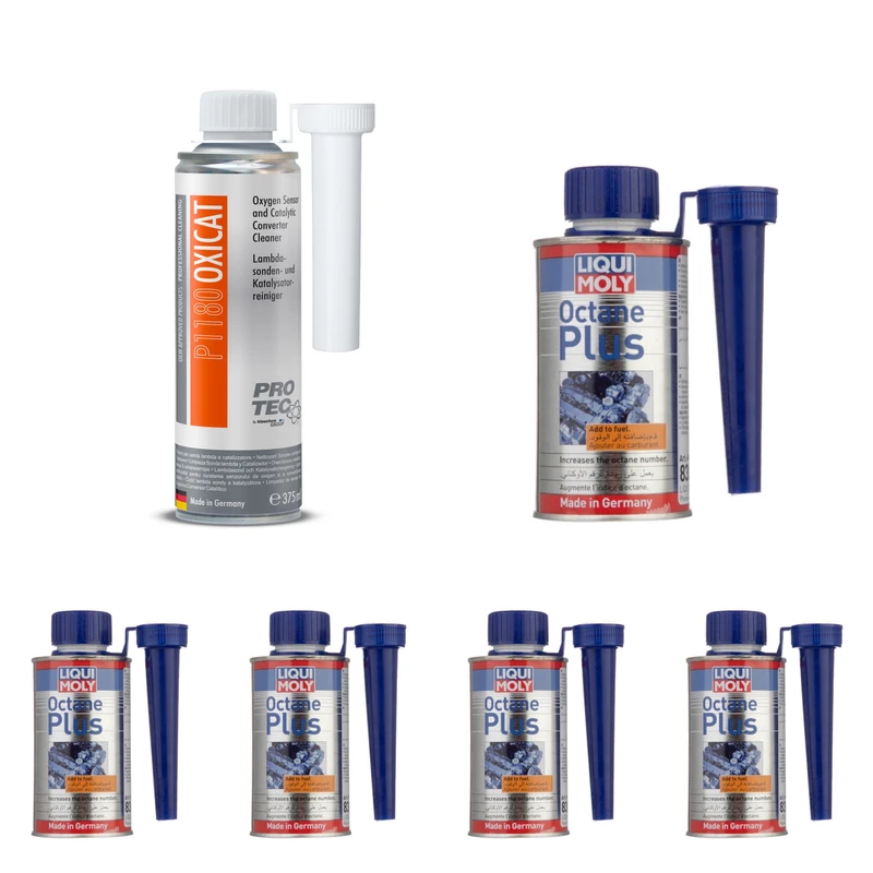 اکتان پلاس لیکومولی مدل Plus حجم 150میلی لیتر به همراه کاتالیزورشوی پروتک بسته 6 عددی