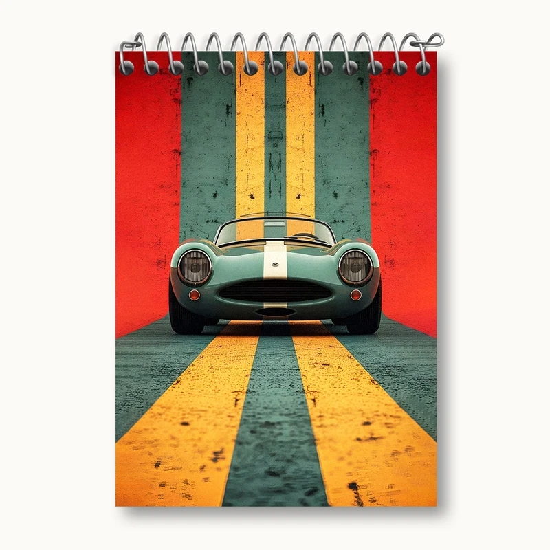 دفتر یادداشت 50 برگ خندالو طرح ماشین اسپرت کد N5693