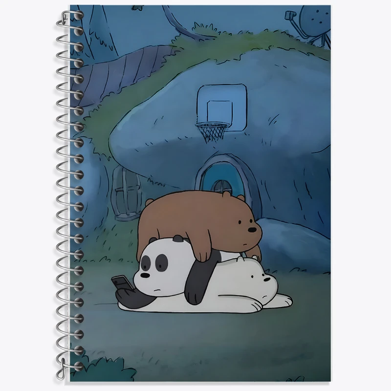 دفتر لغت 50 برگ خندالو طرح سه خرس کله پوک کد F5964