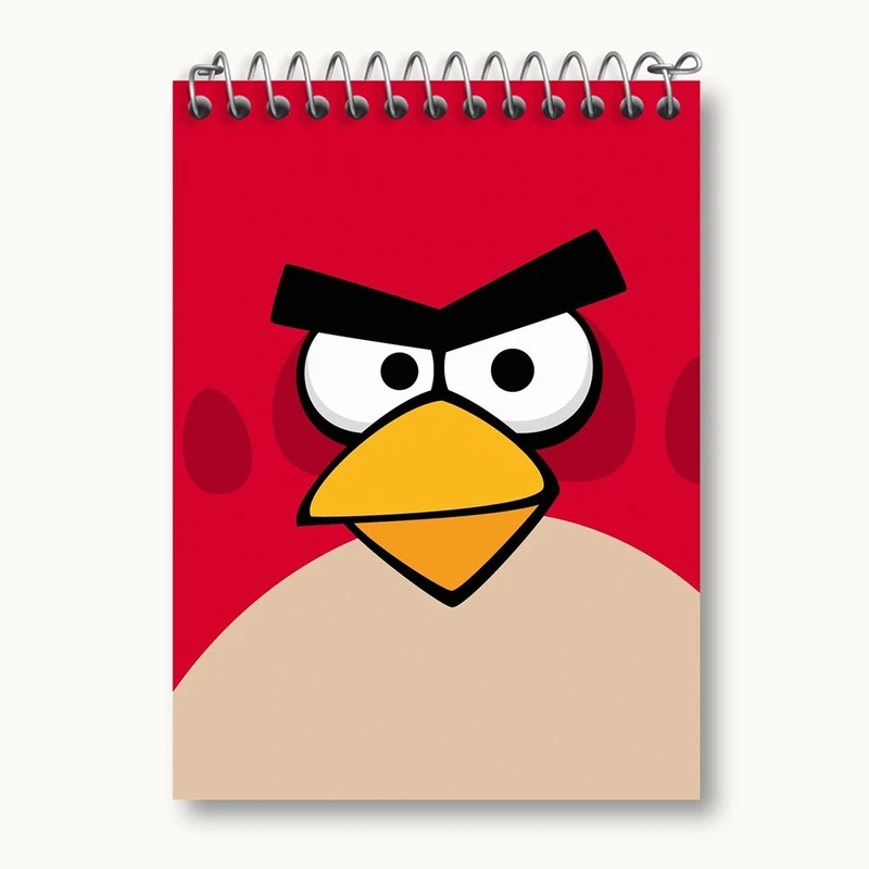 دفتر یادداشت 50 برگ خندالو مدل پرندگان خشمگین Angry Birds کد 13856