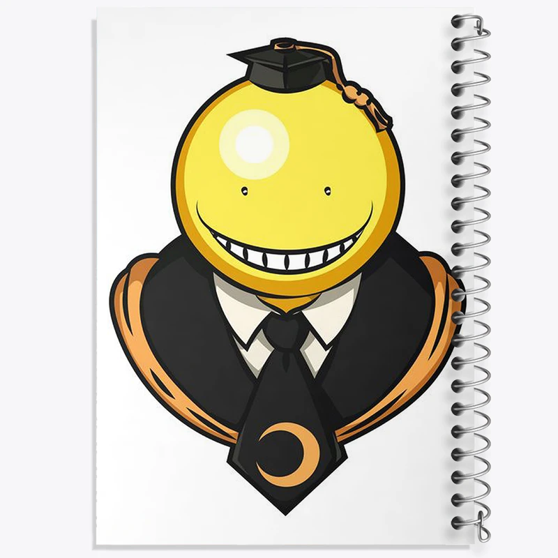 دفتر شطرنجی 50 برگ خندالو مدل کورو سنسی انیمه کلاس آدمکشی کد 32050