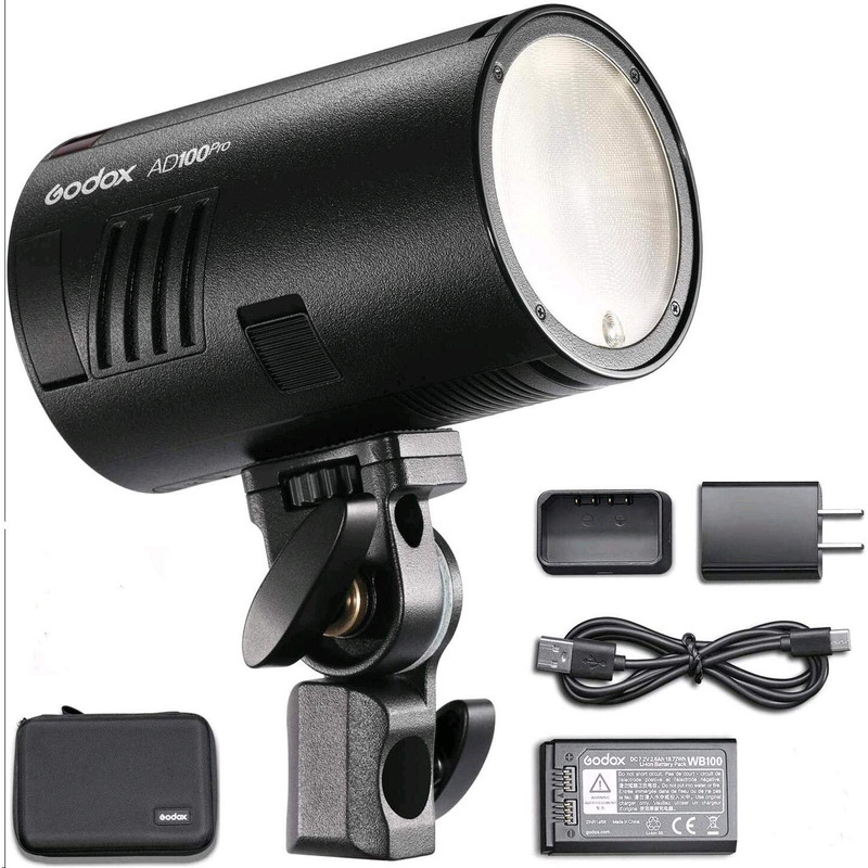 فلاش استودیویی پرتابل گودکس مدل AD100pro