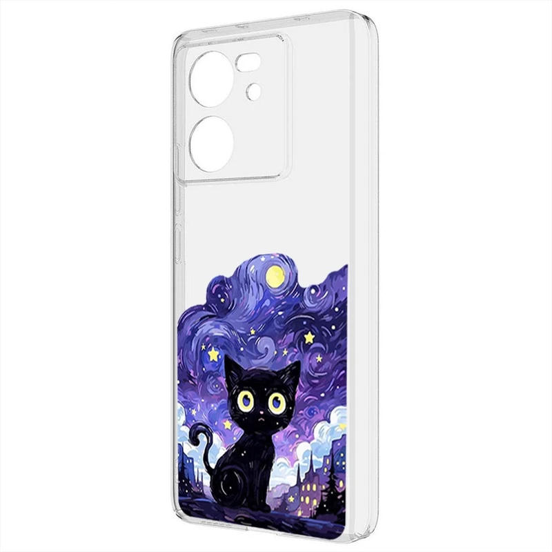 کاور طرح Purple Cat مناسب برای گوشی موبایل شیائومی  Mi 13T-TPro