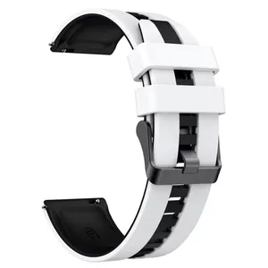 Ultimate Shield band model White Ferer suitable for Samsung Galaxy Watch Active 1 / Active 2 40mm / Active 2 44mm / Watch 3 size 41mm / Galaxy Watch 4 40mm / watch 4 42mm / watch 4 44mm / watch 4 46mm smartwatch