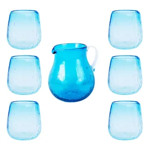 ست 7 تکه پارچ و لیوان شیشه ای مدل آبگز