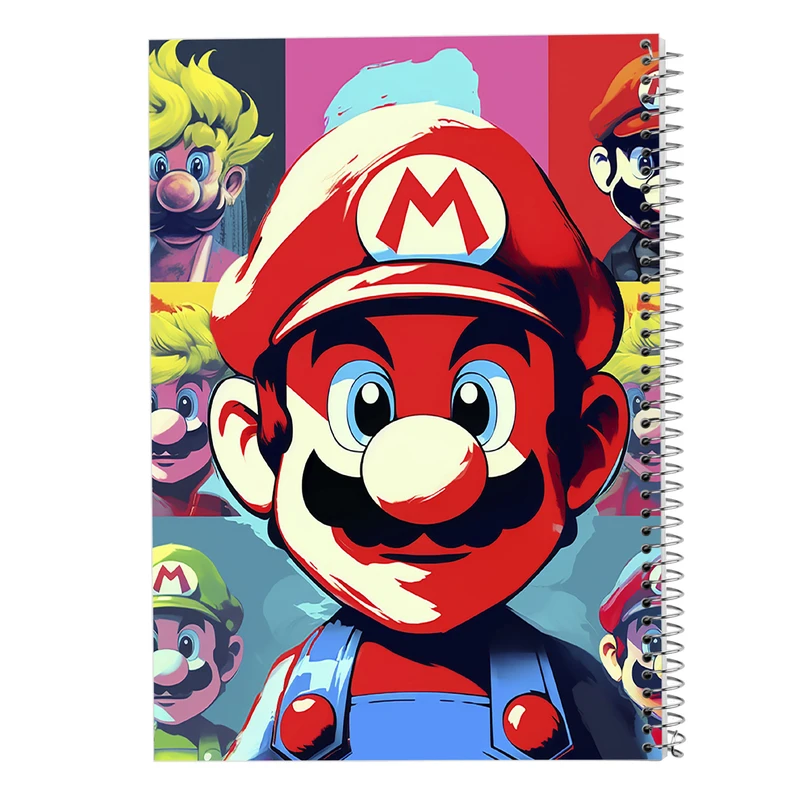 دفتر مشق 50 برگ مدوپد مدل سوپرماریو super mario کد DF2851