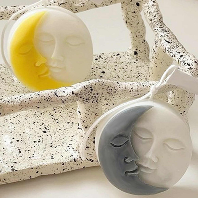 قالب شمع مدل ماه و خورشيد