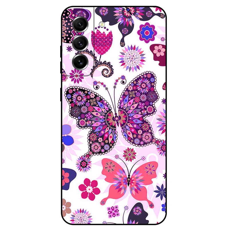کاور مگافون طرح پروانه مدل 6356 مناسب برای گوشی موبایل سامسونگ Galaxy S21 FE 5G
